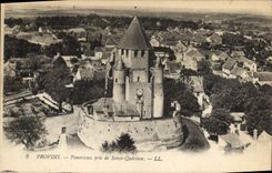 VINTAGE POSTCARD Layered branches Panorama Taken Of Quiriace Saint