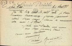 VINTAGE POSTCARD Layered branches Panorama Taken Of Quiriace Saint