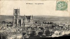 VINTAGE POSTCARD Meaux View