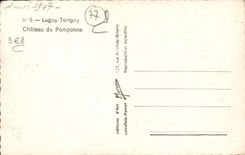 MODERN CARD Lagny Torigny Castle De Pomponne