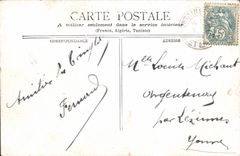 VINTAGE POSTCARD Fontainebleau Main staircase