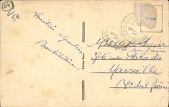 VINTAGE POSTCARD Colmars the Alps the Verdon and the Fort de France