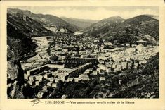 CPA Digne Vue Panoramique Vers la Vallee de la Bleone