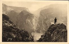 VINTAGE POSTCARD the Point Sublimates Gorges Of the Verdon