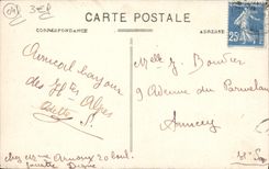 VINTAGE POSTCARD Worthy Large Fountain