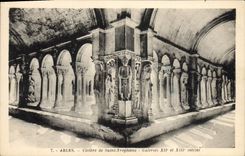 VINTAGE POSTCARD Arles Cloister Of Saint Trophime Galleries 12 and 13th