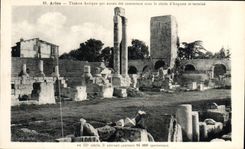 VINTAGE POSTCARD Ancient Arles Theater