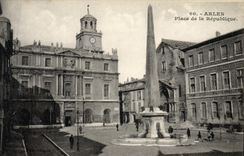 VINTAGE POSTCARD Arles Places Republic