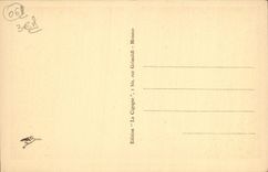 VINTAGE POSTCARD Beaulieu On Sea Flowered Walls