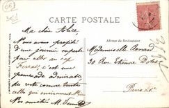 VINTAGE POSTCARD the Point Saint Old people's home Seen from In the Cape Ferrat