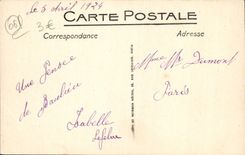 VINTAGE POSTCARD Beaulieu On Sea the point Ants