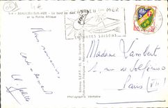 CPM Beaulieu Sur Mer Le Bord De mer Et La Petite Afrique