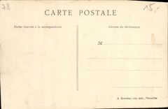 CPA Versailles Facade Du Palais 