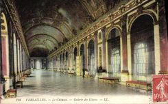 CPA Versailles Le Chateau Galerie Des Glaces