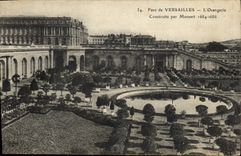 VINTAGE POSTCARD Versailles the Orangery Built By Mansart