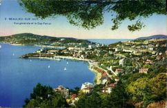 CPA Beaulieu Sur Mer Vue Generale Et Le Cap Ferrat