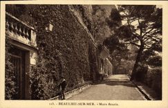 CPA Beaulieu Sur Mer Murs fleuris