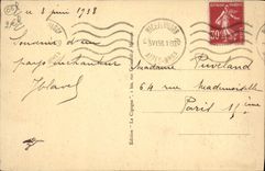 VINTAGE POSTCARD Beaulieu On Sea Seen On Top of the Holy Old people's home