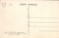 CPA Entrevaux Le Pont Sur Le Var Et I'Entree Principale