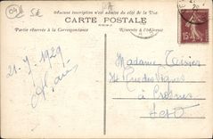 VINTAGE POSTCARD Worthy Les Bains Holy Domnin an Alley Of the Park