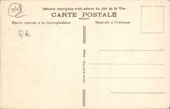 VINTAGE POSTCARD Worthy Les Bains the Dam Of the Virginals Under Snow