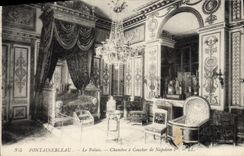 CPA Fontainebleau Le Palais Chambre A Coucher De Napoleon 1er