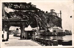CPA Douanes Douaniers Frontiera Italiana ristorante Balzi Rossi et Hotel Miramare