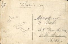 VINTAGE POSTCARD Customs Customs officers free German Border with the collar of Schlucht