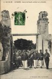 CPA Bagne Bagnard Ile de Re St Martin Convoi de forcats sortant de la citadelle TOP