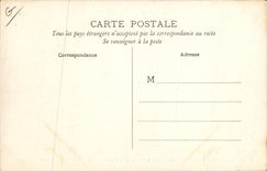 Salida santa de Ile de Ré Martin del Convict de Bagne de la POSTAL de la VENDIMIA de los convicts para Guyana que la procesión en las plataformas de envío REMATA