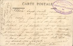 CPA Bagne Bagnard La Pallice Embarquement des prisonniers allemands pour l'Ile de Re TOP