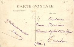 CPA Train Catastrophe de Melun 4 novembre 1913 Le rapide n°2 de Marseille tamponne le Train Poste La locomotive du rapid