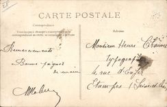 VINTAGE POSTCARD Train Catastrophe of Villepreux Clayes