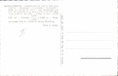 MODERN CARD Train Alsace Lorraine Locomotive S 12 1301 has 1308