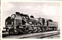 CPM Train Locomotive 3566 Premiere Pacific transformee en 1929