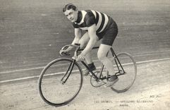 VINTAGE POSTCARD Velo Cycles Cycling German Sprinter Bader