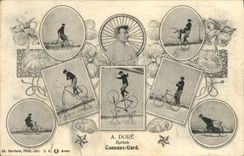VINTAGE POSTCARD Velo Cycles Cycling has Gilds Connaux Cycliste Gard TOP
