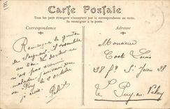 VINTAGE POSTCARD Velo Cycles Cycling Sprinters Bourotte Seigneur
