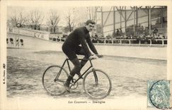 VINTAGE POSTCARD Velo Cycles Cycling the Dangla runners
