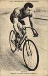 VINTAGE POSTCARD Velo Cycles Cycling Dupre Champion of France and the world Speed 1909 Hutchinson