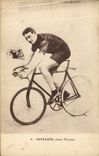 CPA Velo Cycle Cyclisme Lavalade Stayer Francais