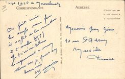 Escenas judías de Judaica de la POSTAL de la VENDIMIA y tipos de Marruecos Coordonnier judíos