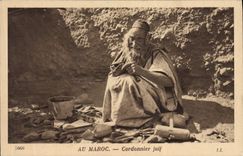 CPA Judaica Juif Scenes et types du Maroc Coordonnier Juif