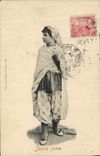 CPA Judaica Juif Tunisie Jeune juive 