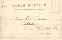 CPA Bateau L'echouement en Garonne du Paquebot des MM Le Chili le 24 avril 1903 Bordeaux