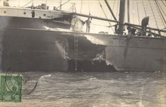 CARTE PHOTO Bateau Ambre Tunisie 
