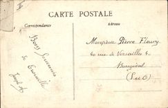 VINTAGE POSTCARD Boat Trouville Boat of sin in perdition