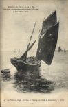 CPA Bateau La peche au large Tebleau de Flameng Musee du Luxembourg Paris