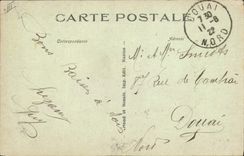 VINTAGE POSTCARD Boat At sea Steamer with the Dimension