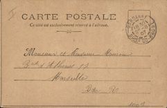 CPA Bateau la tempete